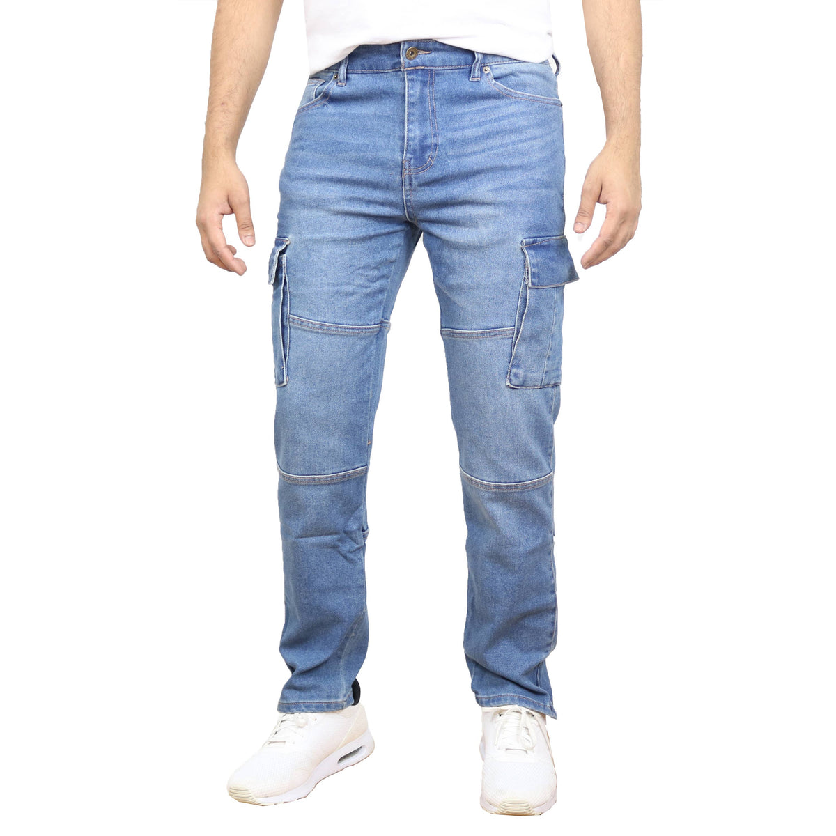 Men's Stretch Cargo Pocket Jeans