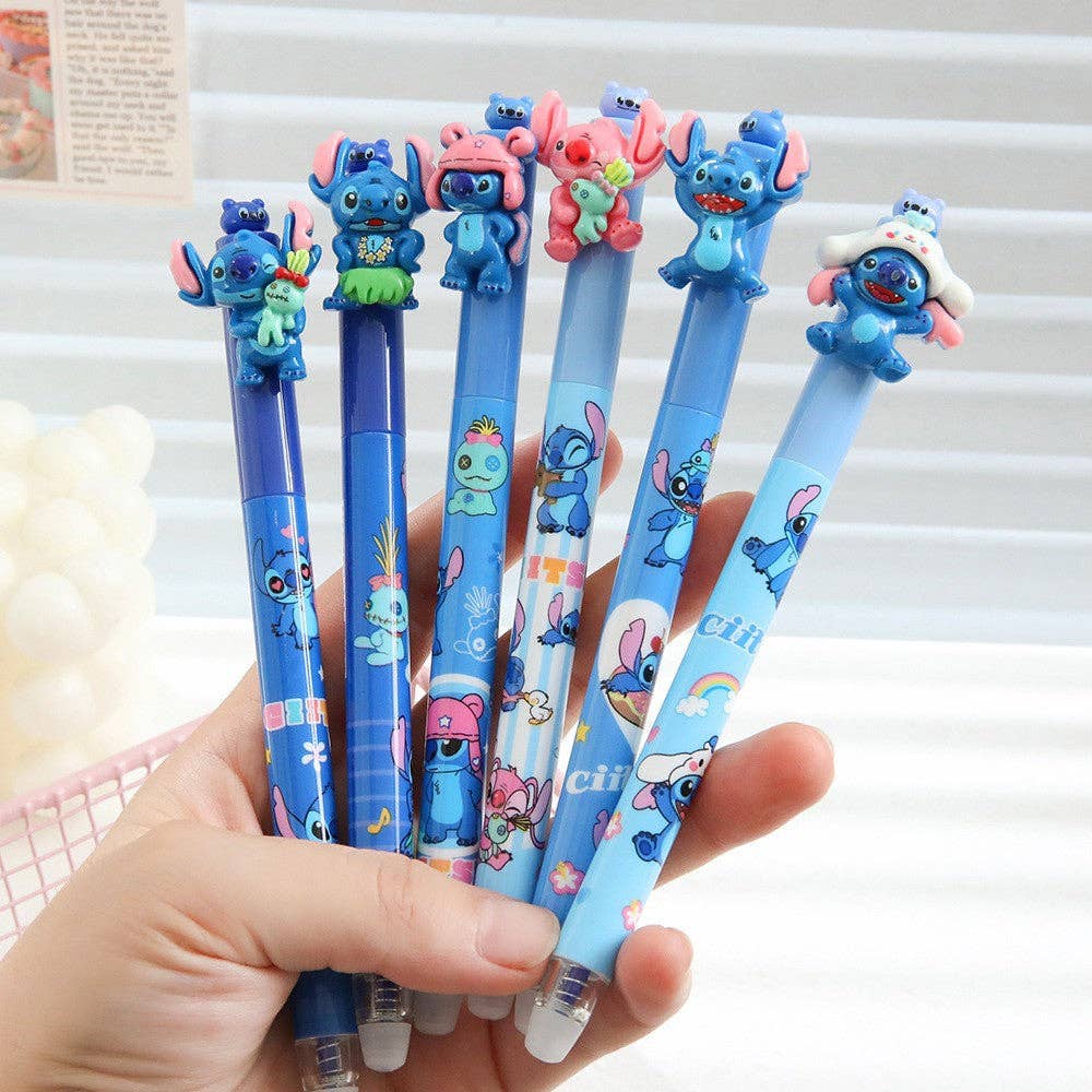 K-pop Demon Girl Squad Twist Ballpoint Pen Set Anime Theme Black Ink Pens
