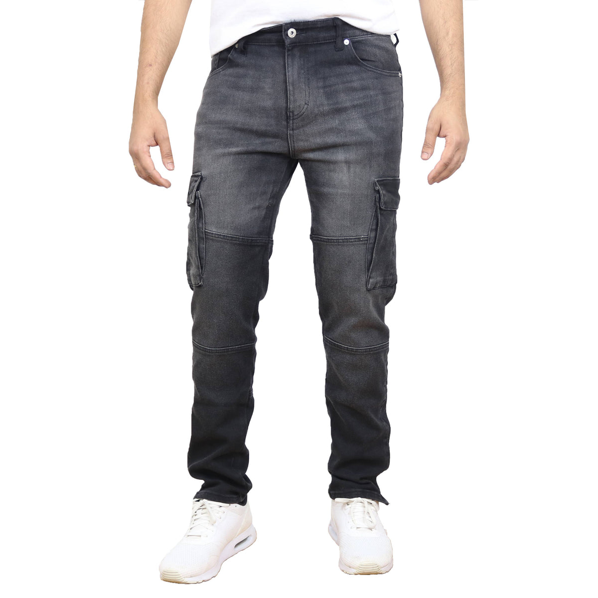 Men's Stretch Cargo Pocket Jeans