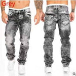 Men's Casual Straight Leg Denim Jeans