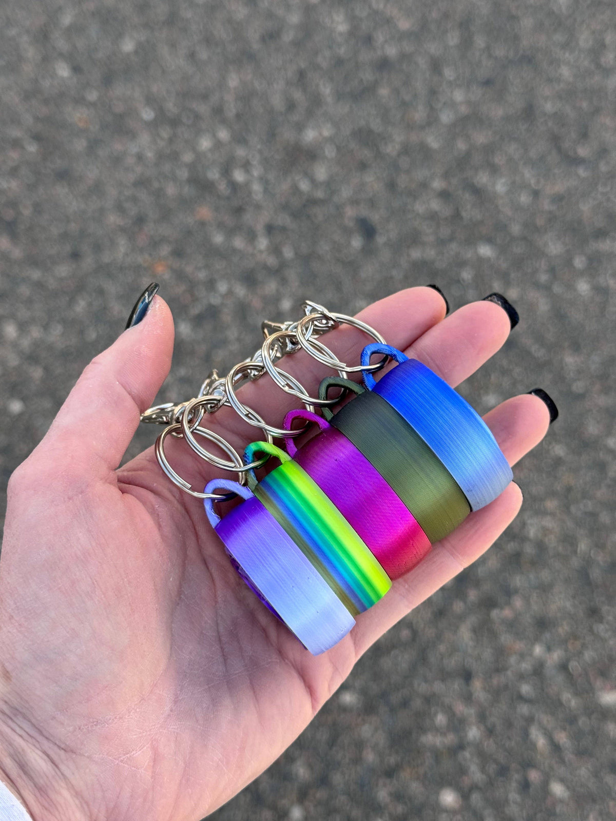 Spinning Fidget Keychain