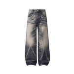 Gradient Loose Straight Leg Wide Jeans