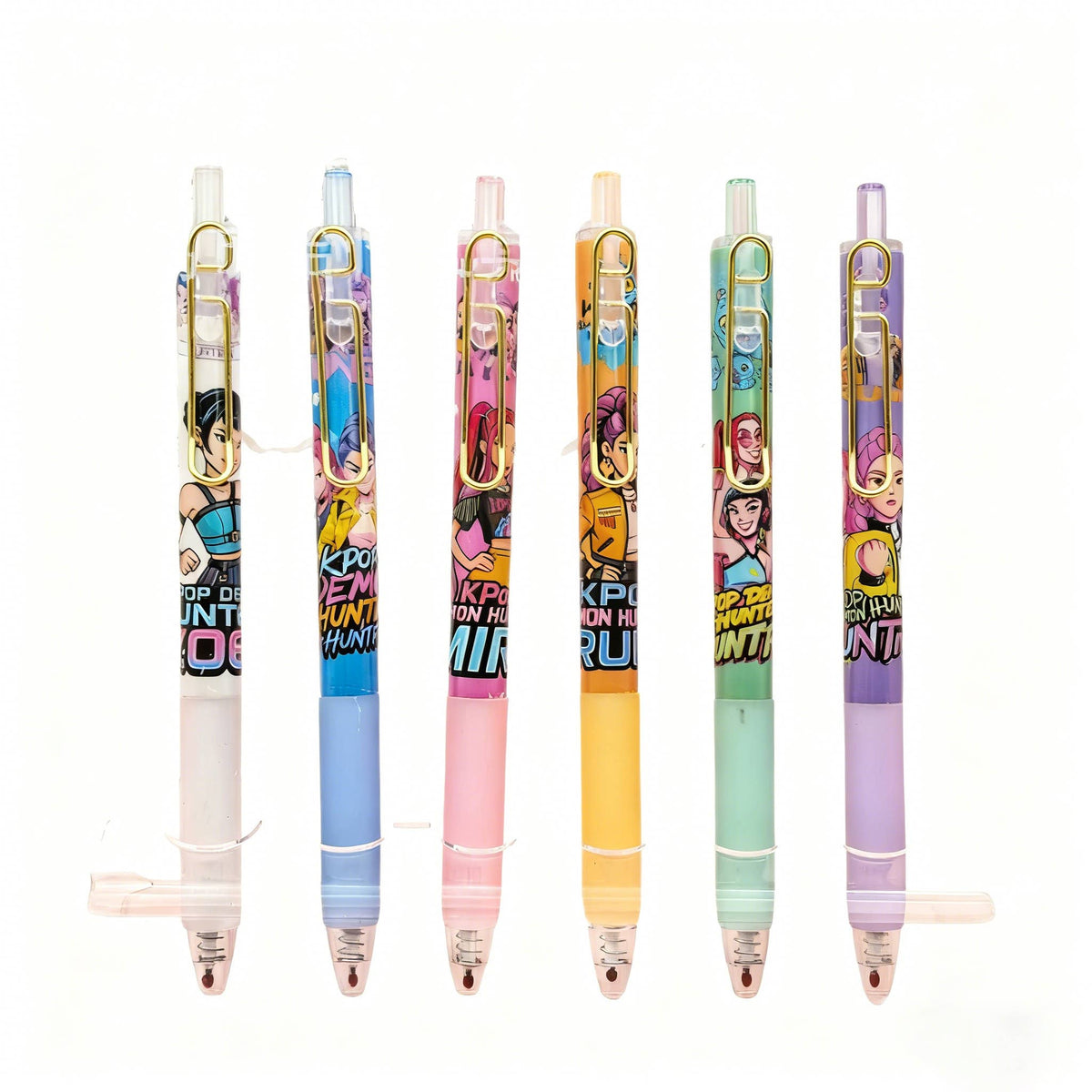 K-Pop Demon Hunters Blind Box Witch Black Click Gel Pen