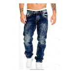 Men's Casual Straight Leg Denim Jeans