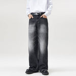 Men's Loose Fit Straight Leg Denim Jeans Casual Pants
