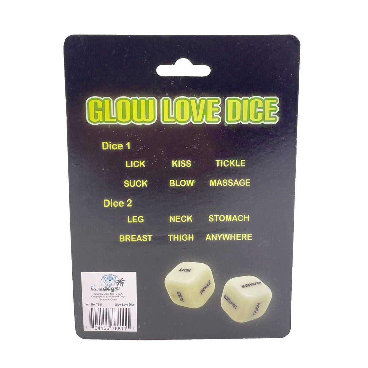 Glow Love Dice