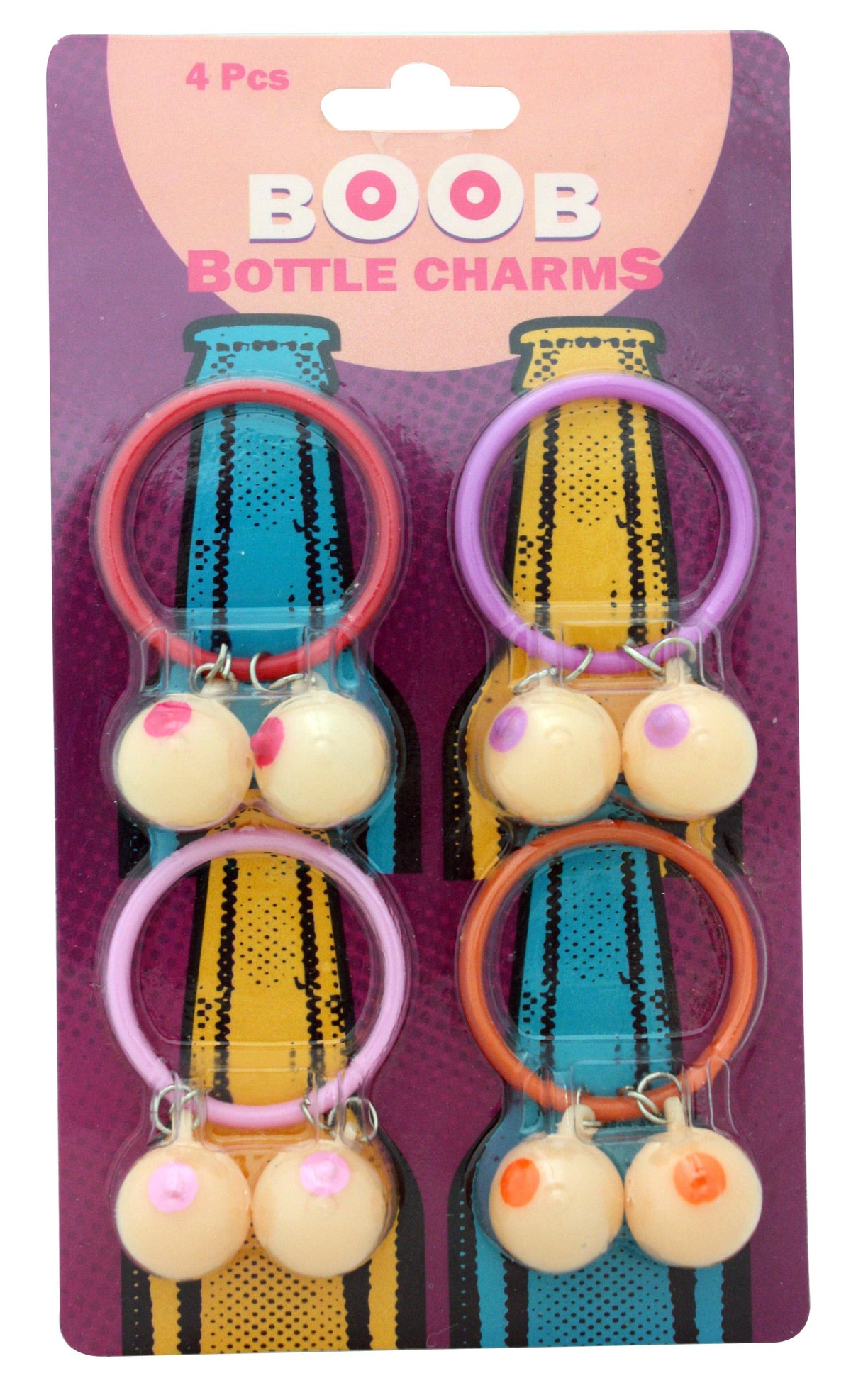 Boobs Bottle Charms