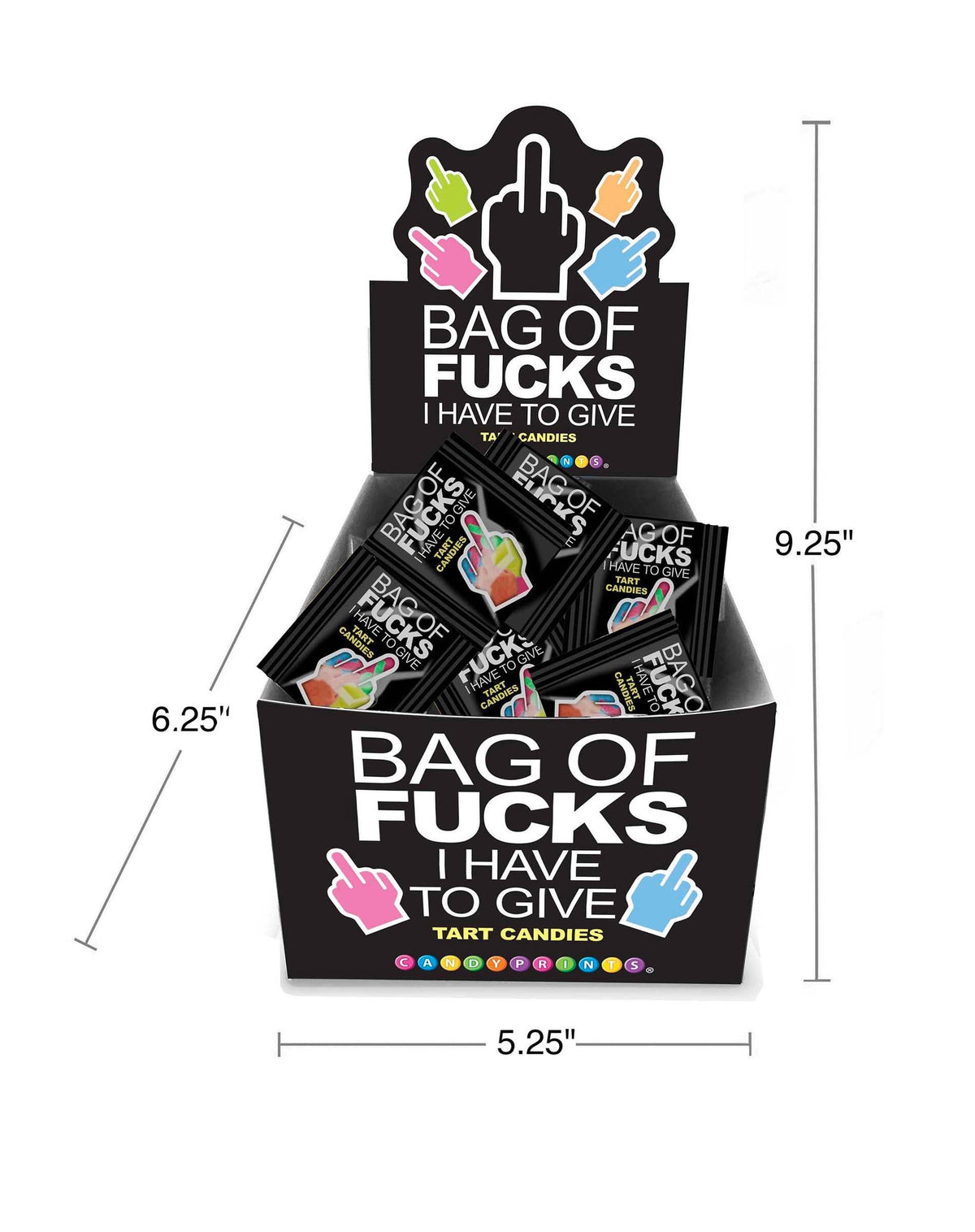 Bag of Fucks I Have to Give-POP Display of 100