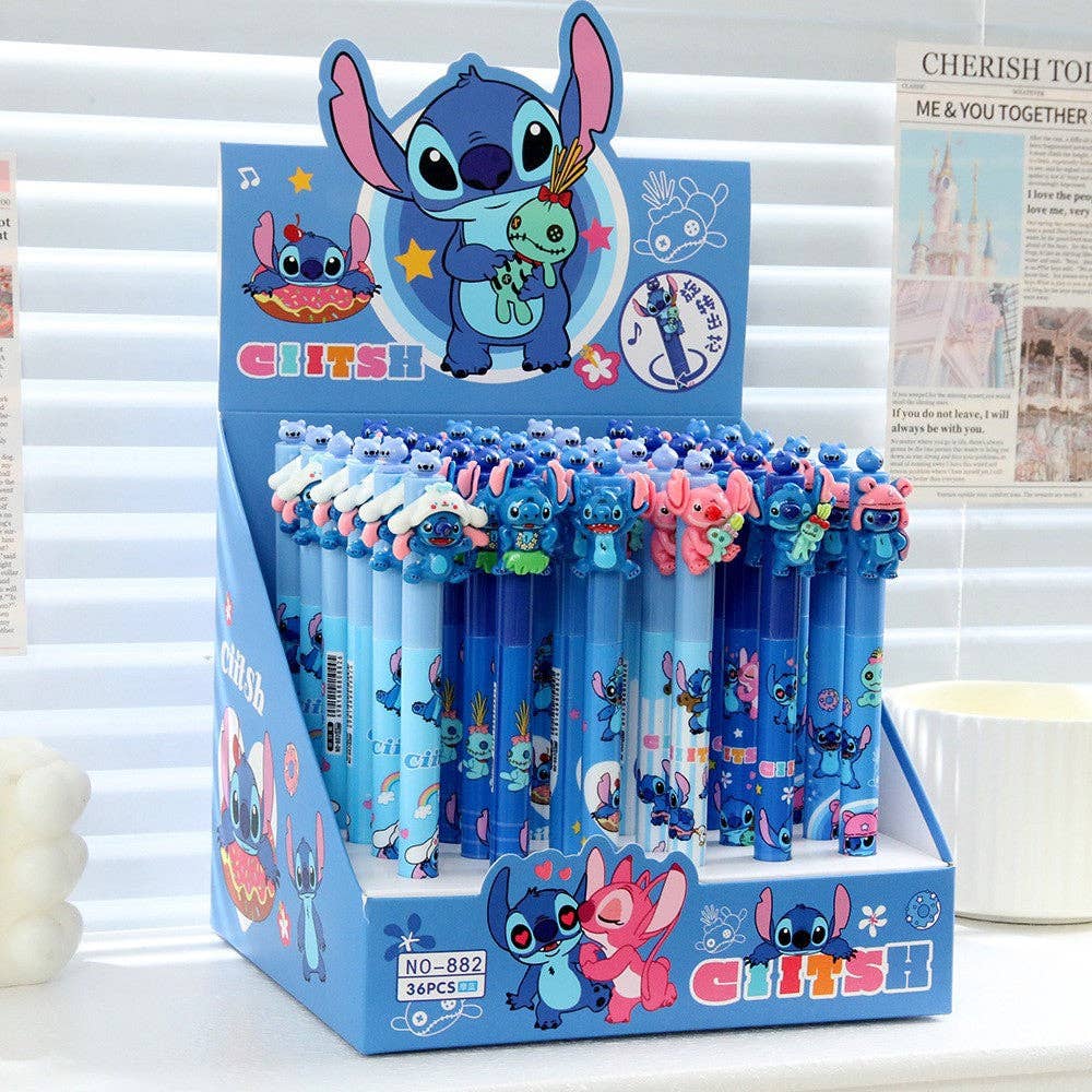 K-pop Demon Girl Squad Twist Ballpoint Pen Set Anime Theme Black Ink Pens