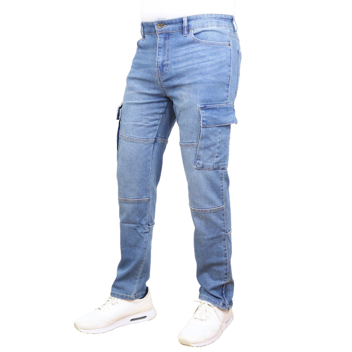 Men's Stretch Cargo Pocket Jeans