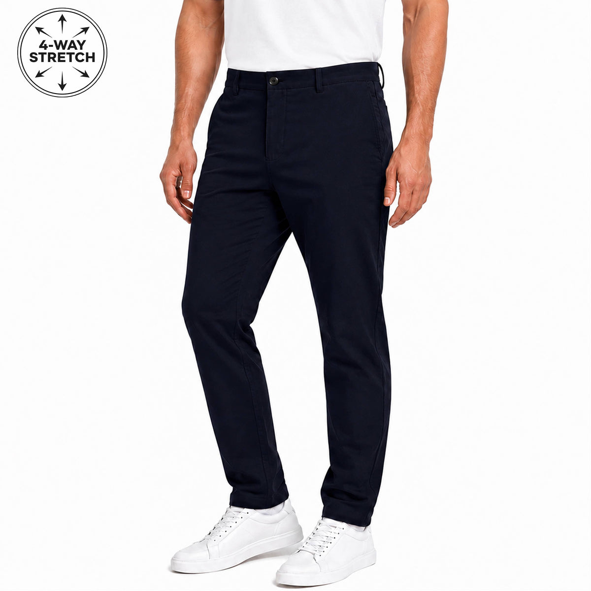 Men's Super Stretch Slim Fit Chino Pants - 31-Inch Inseam