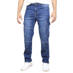 Men's Stretch Cargo Pocket Jeans