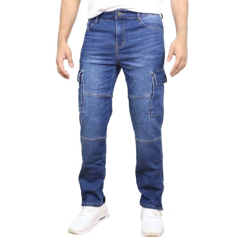 Men's Stretch Cargo Pocket Jeans