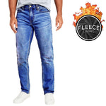 Men's Fleece Lined Straight Leg Jeans