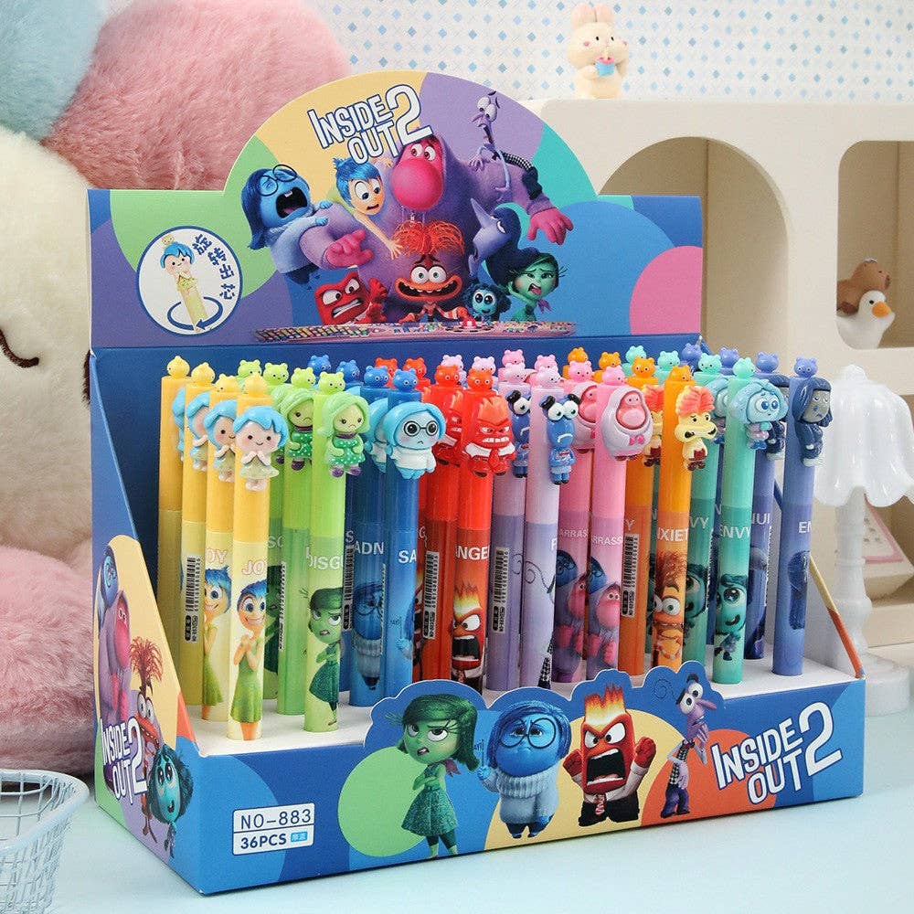 K-pop Demon Girl Squad Twist Ballpoint Pen Set Anime Theme Black Ink Pens