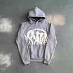 Retro Streetwear Hip Hop Hoodie Set for Men and Women