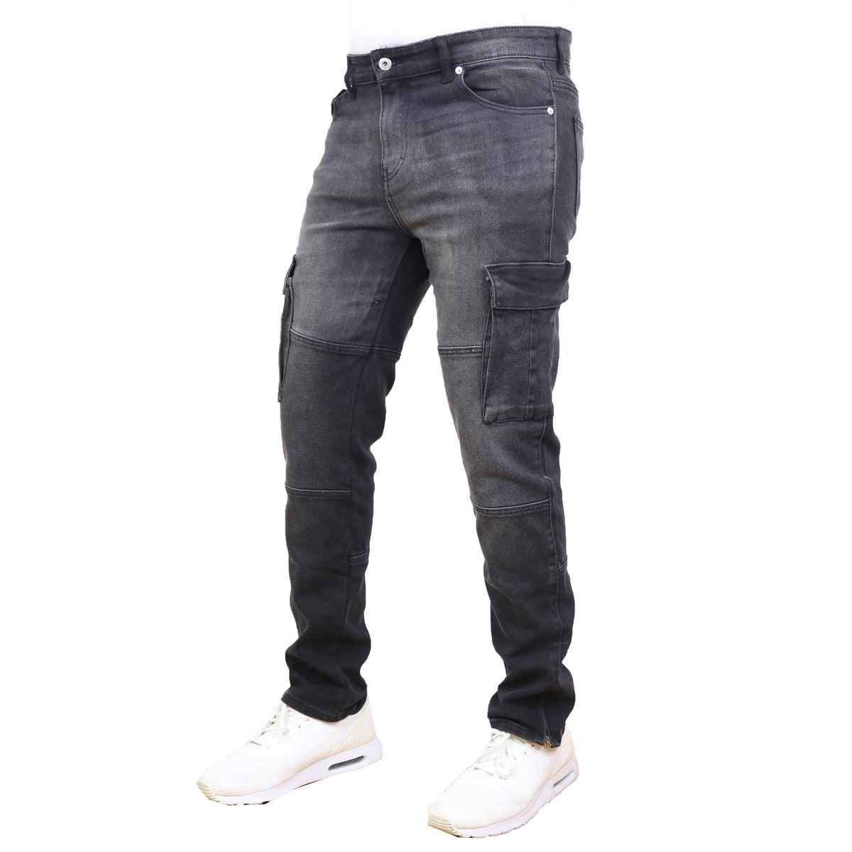 Men's Stretch Cargo Pocket Jeans