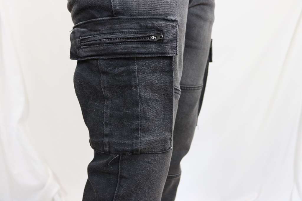 Men's Stretch Cargo Pocket Jeans